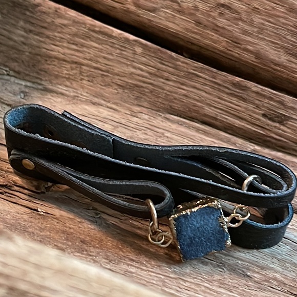 Artisan Lot Bundle 3 Organic Drusy Druzy & Crystal Point Bracelet Bracelets - Picture 5 of 5